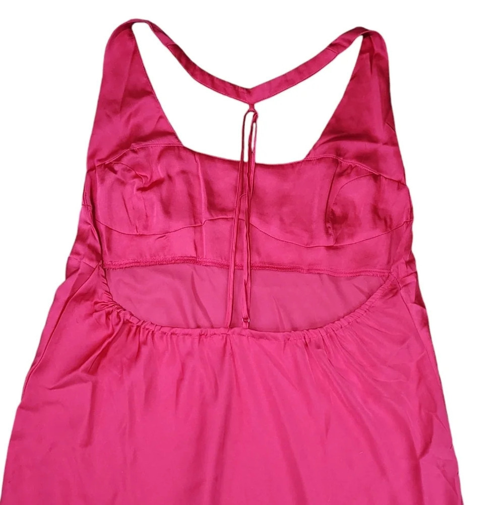 Free People Happy Hour Midi Slip Dress Pink Size XS NWOT - Picture 7 of 10